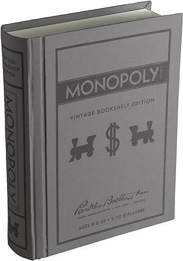 Monopoly Vintage Bookshelf Edition Board Game