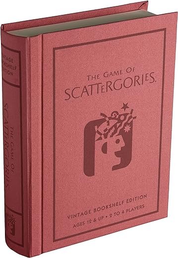 Scattegories Vintage Bookshelf Edition Board Game