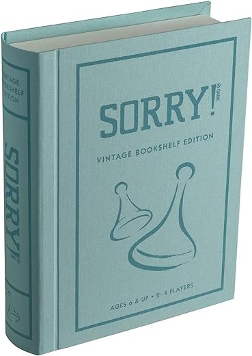 Sorry Vintage Bookshelf Board Game