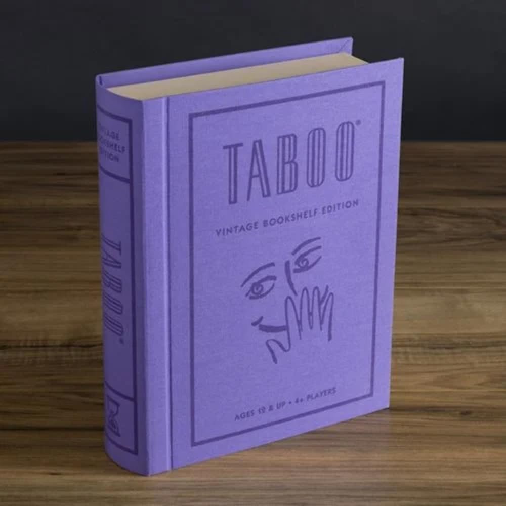 Taboo Linen Book Vintage Edition Board Game